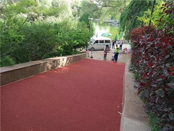 平谷彩色路面施工